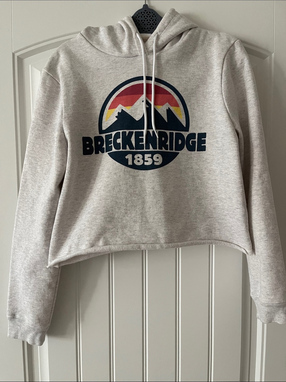 League Breckenridge Cropped Womens Hoodie Sweatshirt Medium